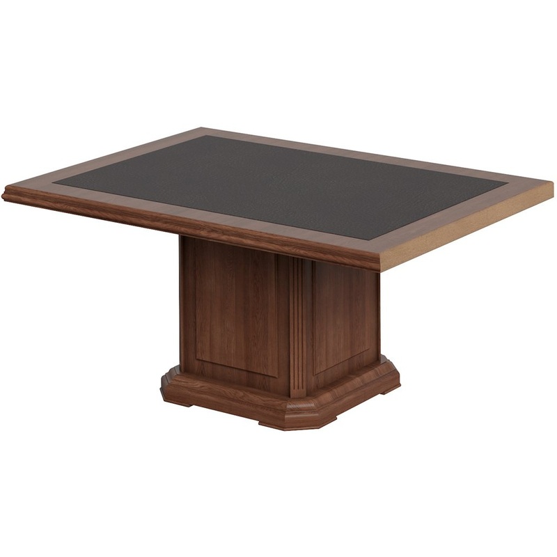 Изображение товара Стол для переговоров Ministry MNS2970103, дуб шоколадный, 1650х1200х760 мм