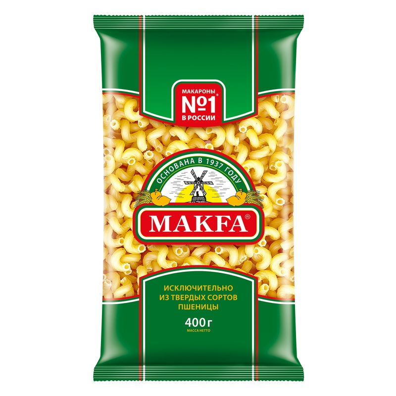 Изображение товара Макароны Макфа Витки 400 г - качественные и вкусные макароны