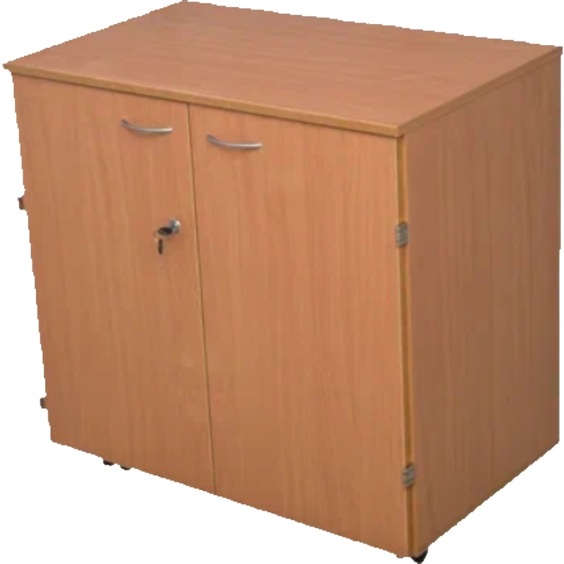 Изображение товара Тумба подкатная Комфорт с центральным замком (акация, 780х793х487 мм, 4 ящика)