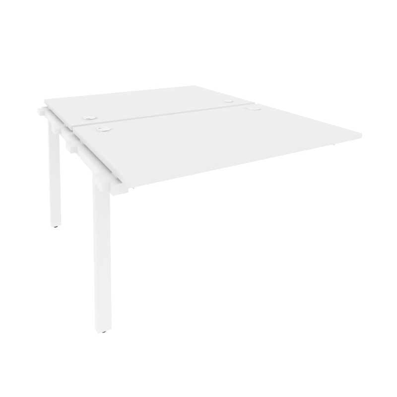 Изображение товара Элемент рабочей станции O.M-2.NRS-2.8 из ЛДСП с металлокаркасом, белый бриллиант