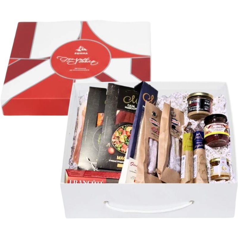 Изображение товара Подарочный набор мясных деликатесов №2 12 предметов 1.6 кг Россия