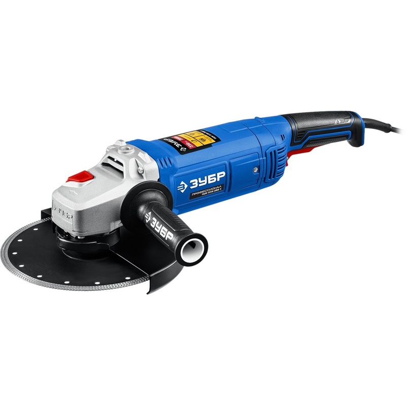 Изображение товара Шлифмашина угловая сетевая Зубр (УШМ-П230-2000 П)