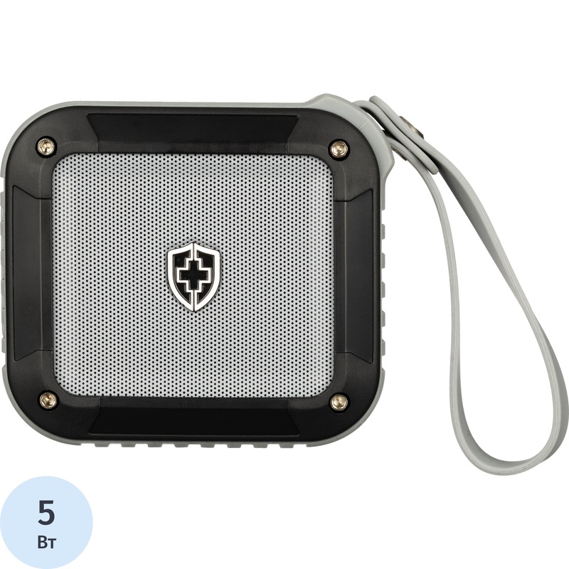 Изображение товара Портативная колонка Swiss Peak чёрная Wi-Fi Bluetooth водостойкая 5W 10 часов работы
