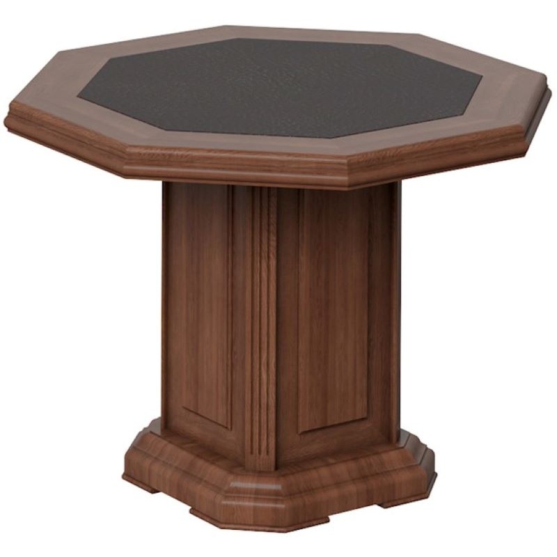 Изображение товара Стол для переговоров Ministry MNS2970803 (дуб шоколадный, 1000х1000х760 мм)