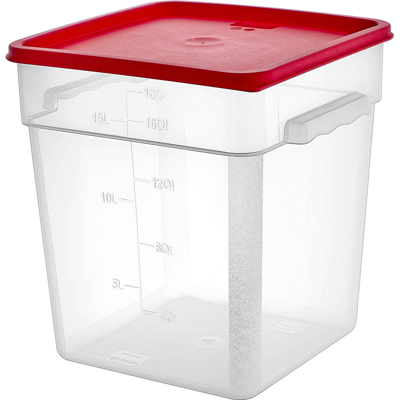 Изображение товара Контейнер Gastroplast квадратный 17.2 л для хранения в профессиональной кухне