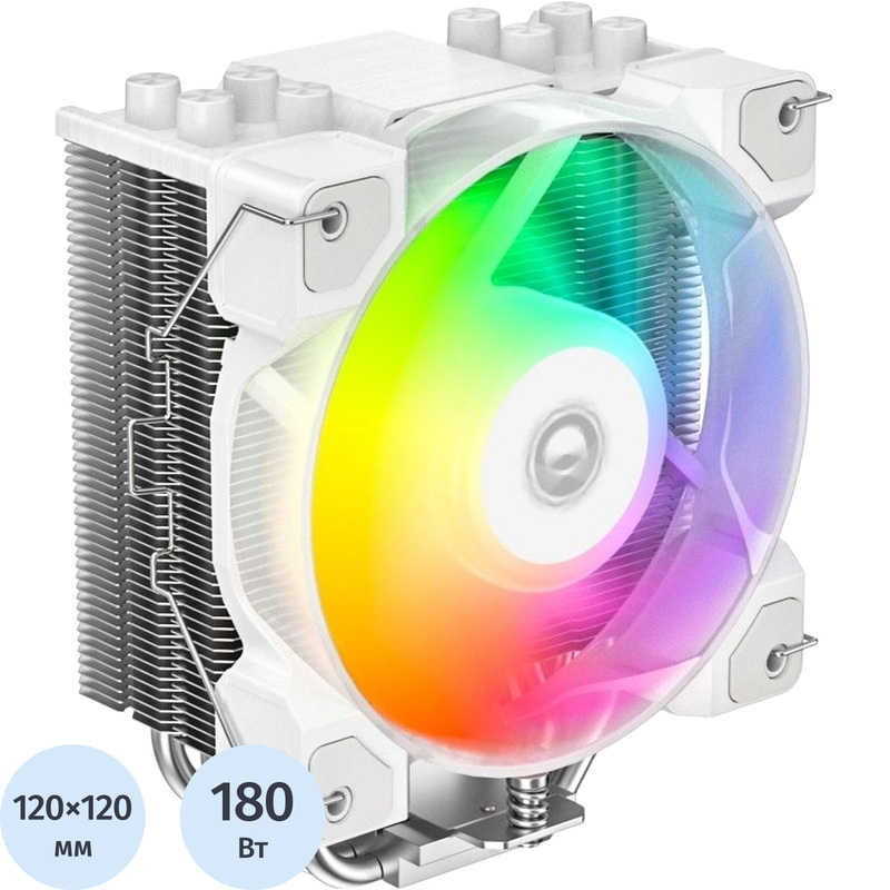 Изображение товара Кулер для процессора ID-Cooling SE-214-XT DF WHITE 120x120 PWM теплоотвод