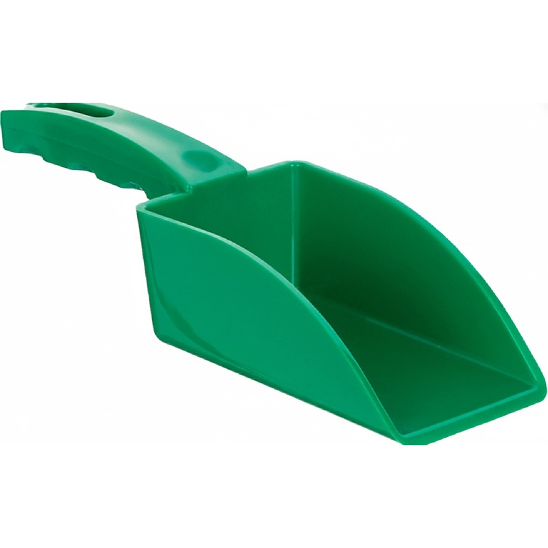 Изображение товара Совок для мусора Ringa пластиковый зеленый с эргономичной ручкой 20.8 см