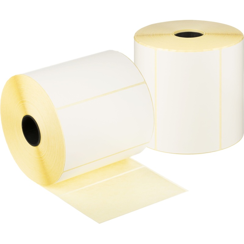 Изображение товара Уценка термотрансферные этикетки 100x60 мм бумажные матовые