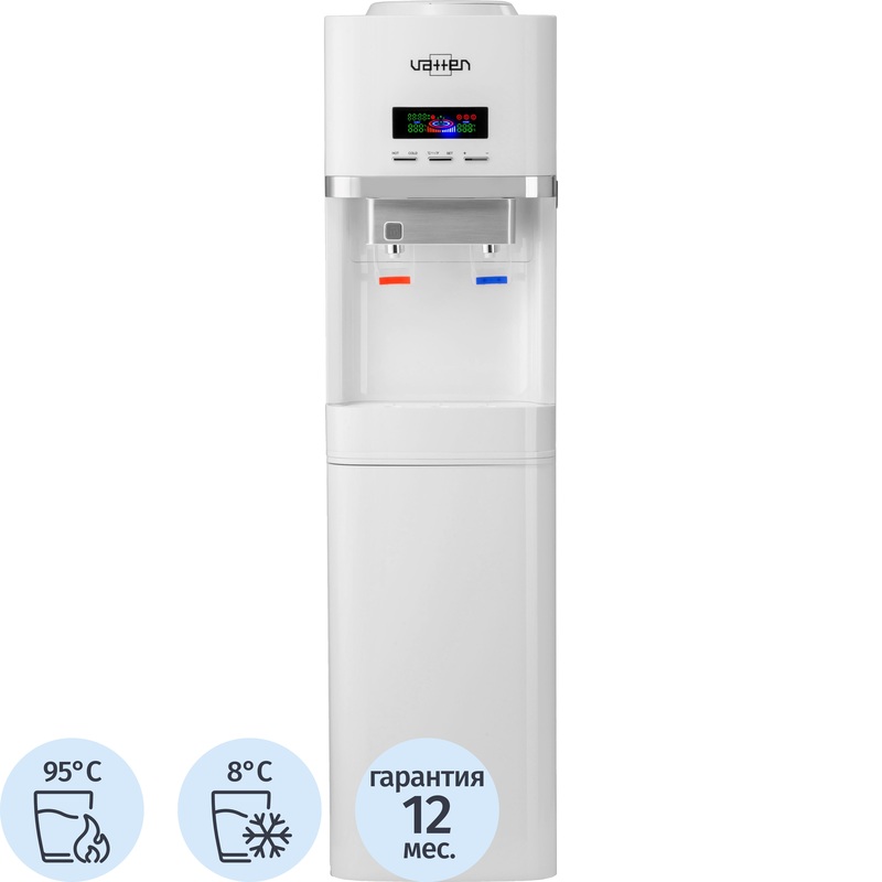 Изображение товара Кулер для воды Vatten V70WKBT белый (нагрев и охлаждение)