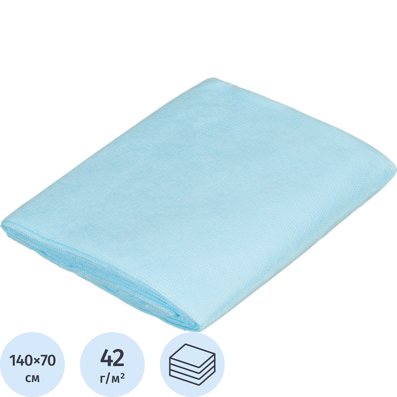 Изображение товара Простыня одноразовая Инмедиз стерильная голубая 140x70 см