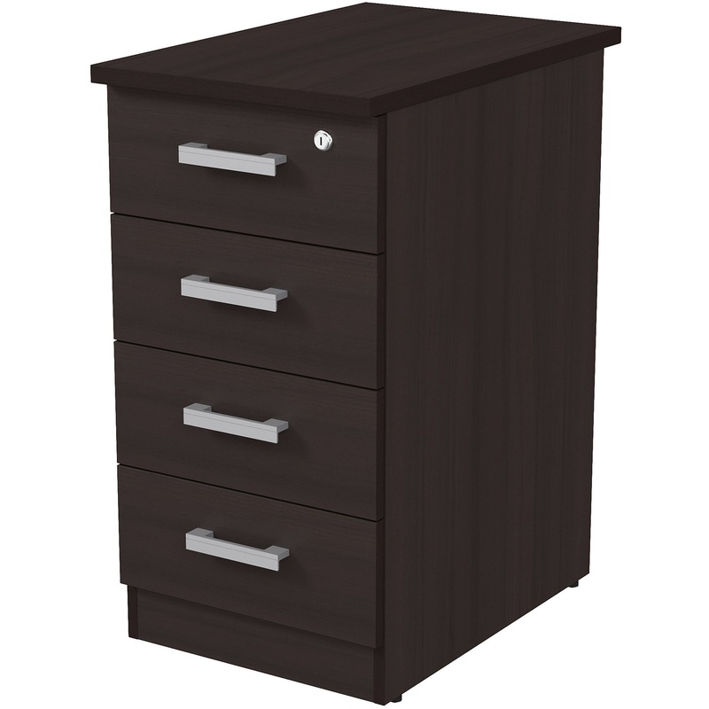 Изображение товара Тумба приставная 2ТЗ.002.3 с замком венге 394х600х750 мм