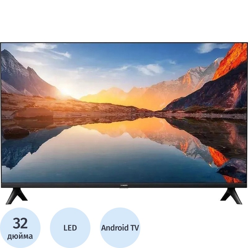 Изображение товара Телевизор 32 Xiaomi TV A 32 2025 черный LED Smart TV Full HD