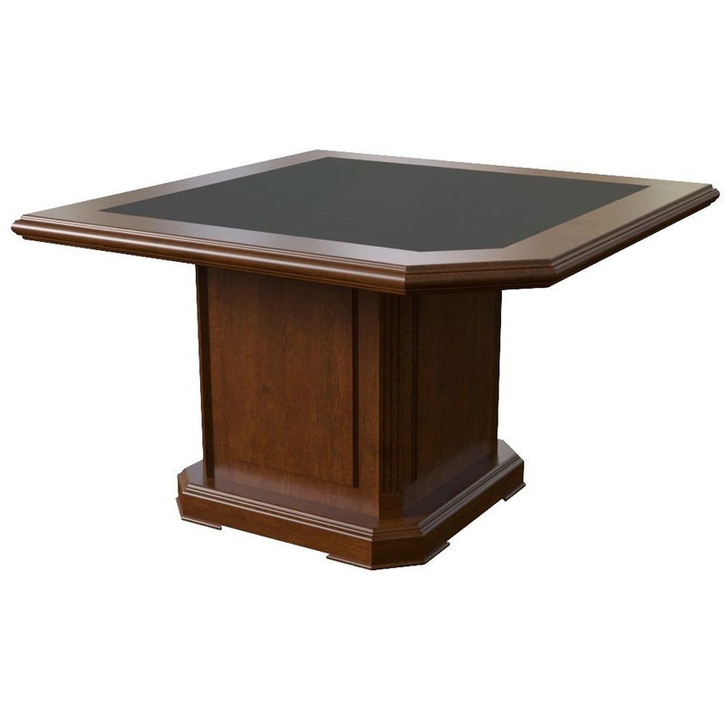 Изображение товара Элемент стола для переговоров Washington угловой 29703 (орех темный, 1200x1200x760 мм)