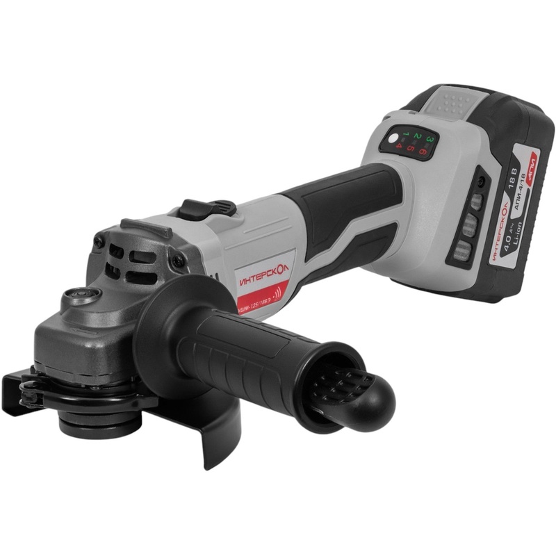 Изображение товара Шлифмашина угловая аккумуляторная Интерскол УШМ-125/18ВЭ