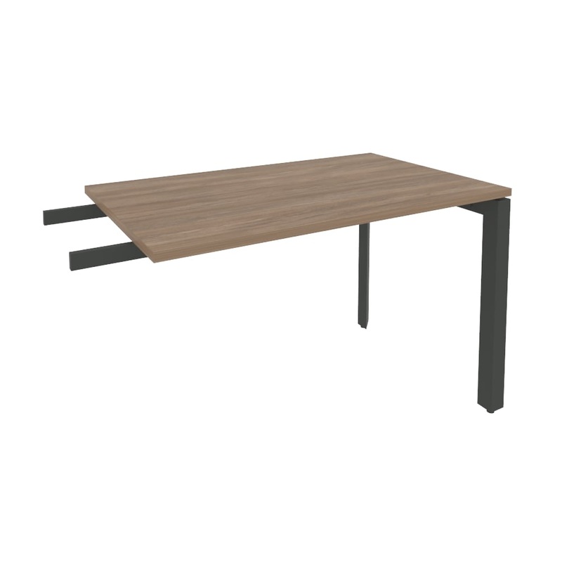 Изображение товара Брифинг-приставка к столам Onix-П O.MP-BR-11 (дуб аризона/антрацит, 1180х720х750 мм)