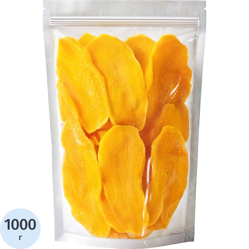 Изображение товара Манго слайсы цукаты 1 кг натуральный сухофрукт без косточек Россия