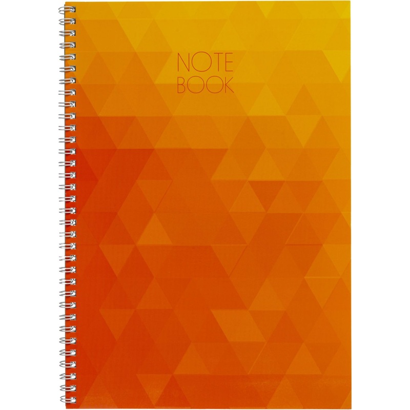 Изображение товара Бизнес-тетрадь Attache Cristal А4 80 листов оранжевая в клетку на спирали