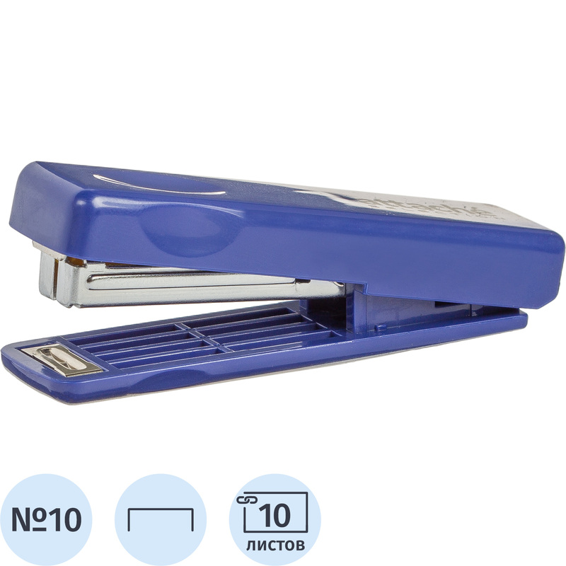 Изображение товара Степлер Attache Selection PSBL1010 синего цвета до 10 листов