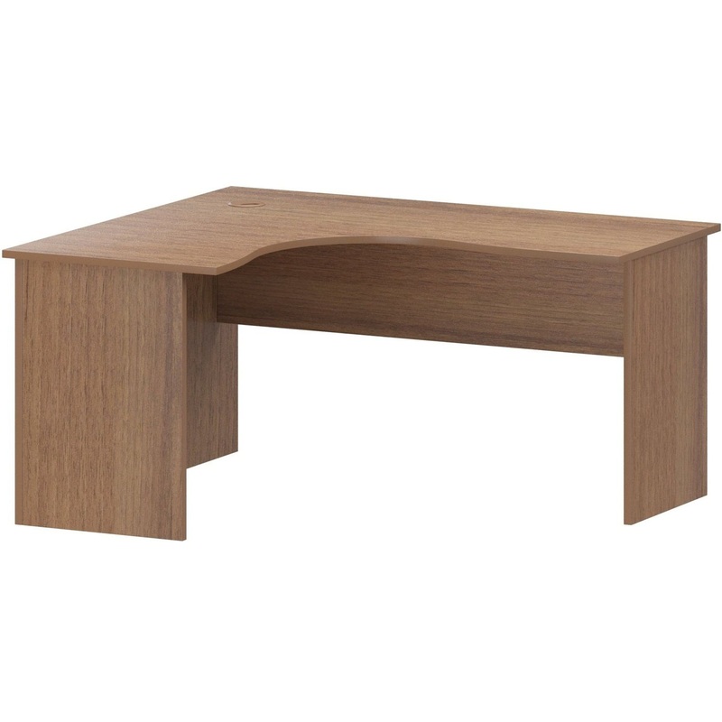 Изображение товара Стол эргономичный Арго левый (орех, 1400х1200х760 мм)