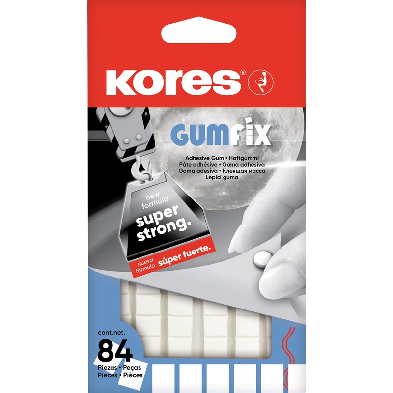 Изображение товара Клеевые подушечки Kores Gum Fix 31600 84 шт для крепления на гладкие поверхности