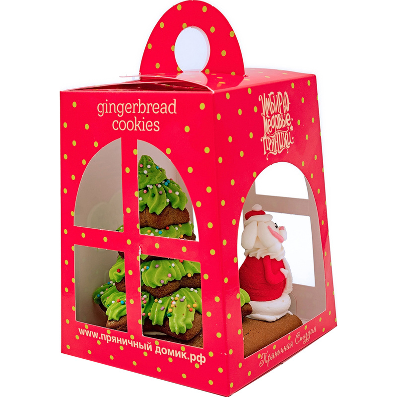 Изображение товара Пряник Пекарня Софи Елочка имбирно-медовый 210 г (6 штук в упаковке)