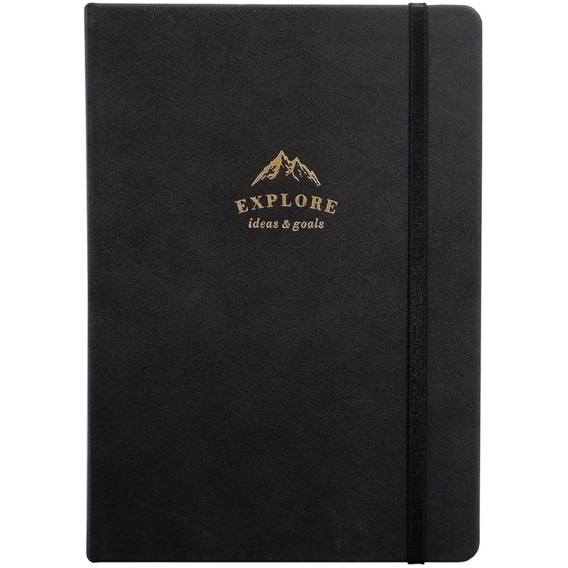 Изображение товара Ежедневник датированный 2026 год InFolio Explore чёрный А5