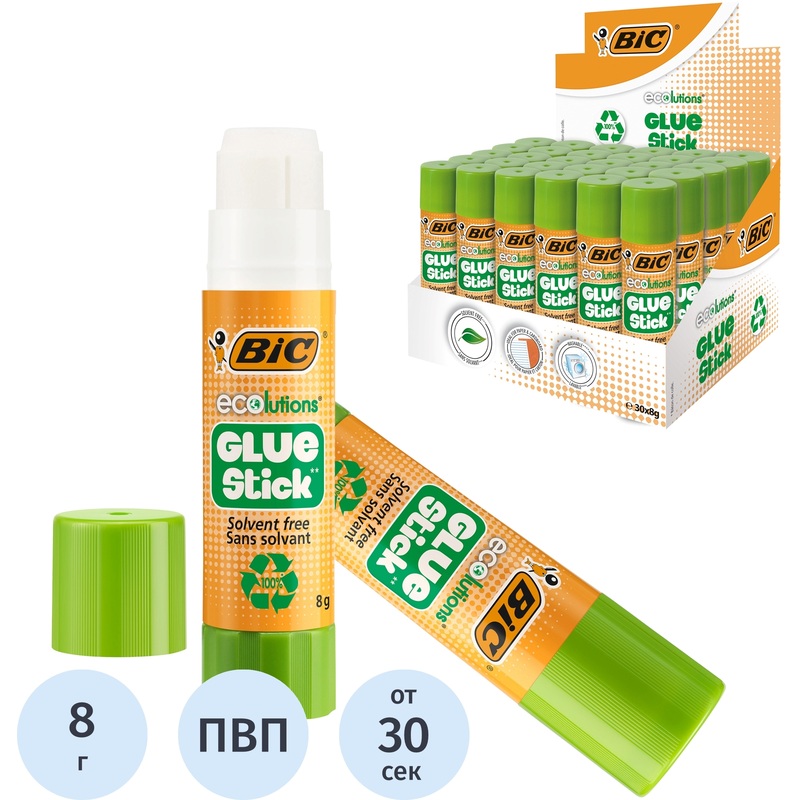 Изображение товара Клей-карандаш BIC ECOlutions 8 г