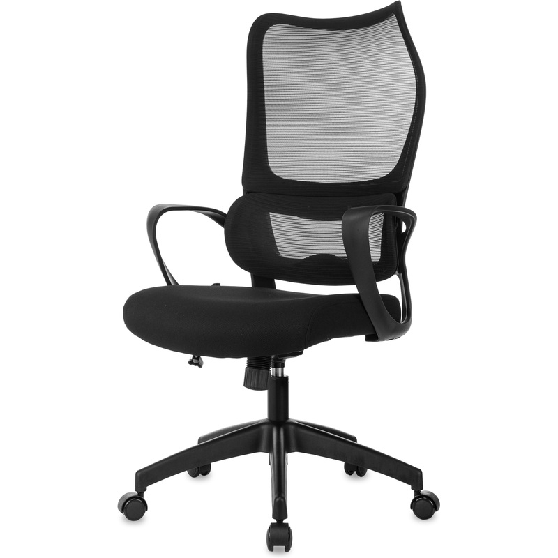 Изображение товара Кресло для руководителя Бюрократ SIGMA 2 чёрное (сетка/ткань, пластик)