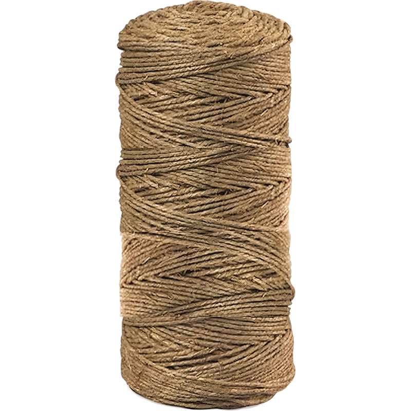 Изображение товара Льняной шпагат 1250 текс 200 метров экологичный для упаковки и декоративных работ