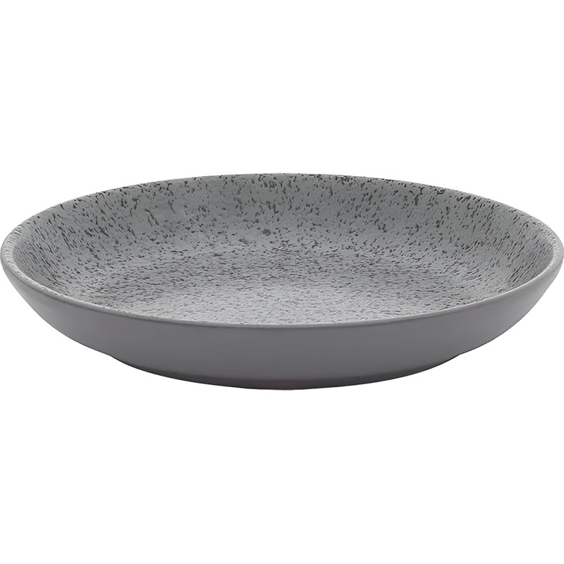 Изображение товара Суповая тарелка Oxford 20.5 см керамическая серого цвета для профессиональной кухни