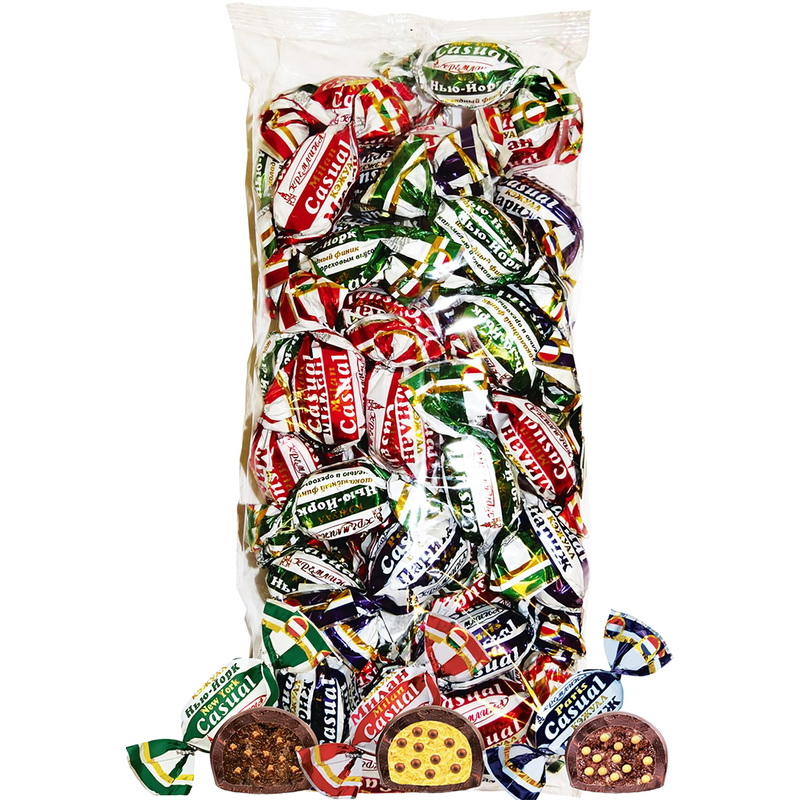Изображение товара Конфеты шоколадные Кремлина Casual ассорти 1 кг