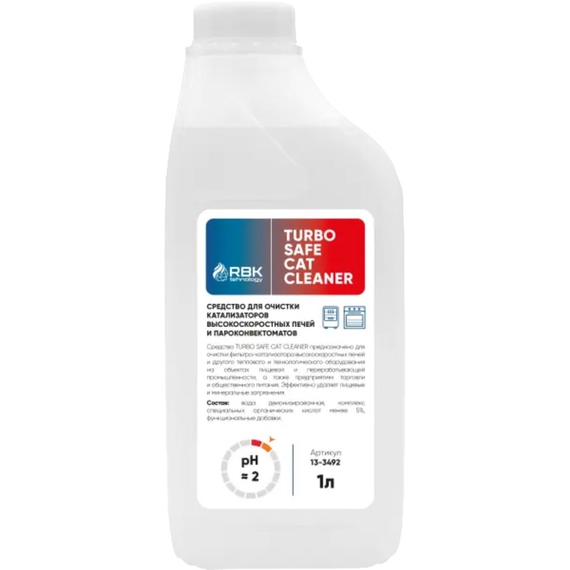 Изображение товара Моющее средство для печей Turbo Safe Cat Cleaner 1 л - Эффективная очистка