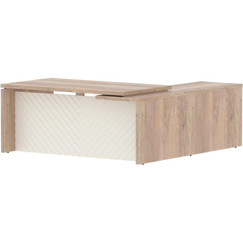 Изображение товара Угловой офисный стол Torr Lux левый дуб каньон латте 1800x2000x750 мм