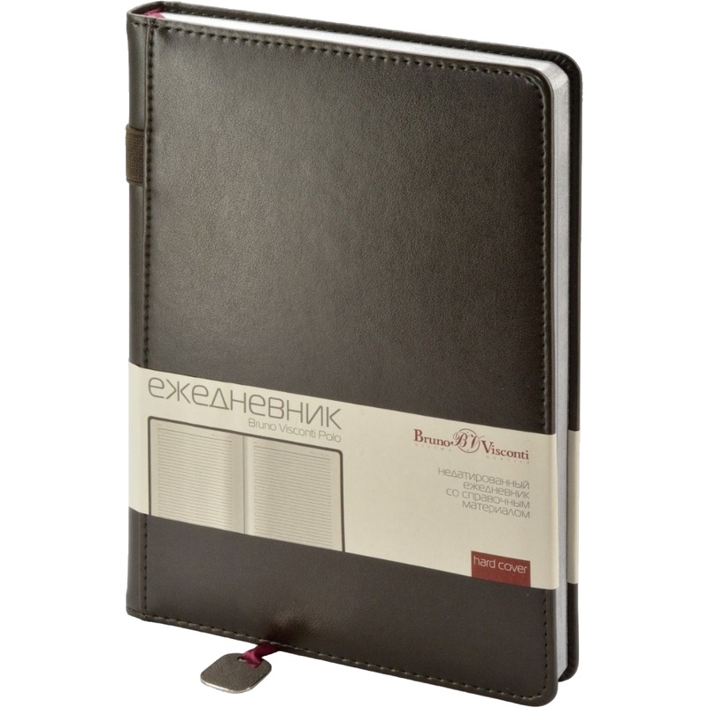 Изображение товара Ежедневник Bruno Visconti Polo New искусственная кожа A5 160 листов серый