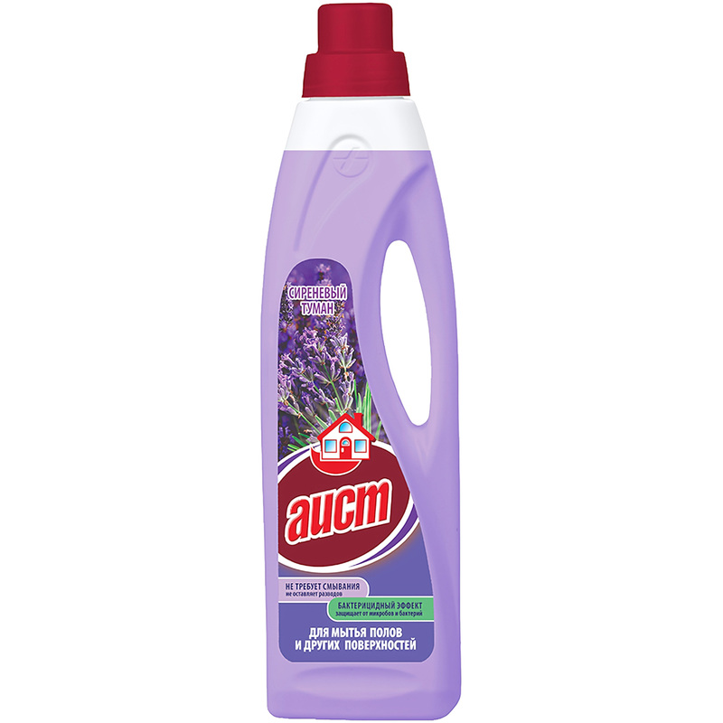 Изображение товара Средство для мытья пола и других поверхностей Аист Сиреневый туман 0.95 л универсальное антибактериальное