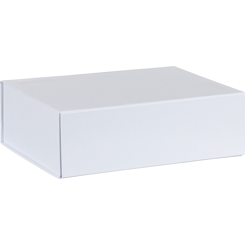 Изображение товара Подарочная коробка Portada M белая 28x20x9 см для подарков и упаковки
