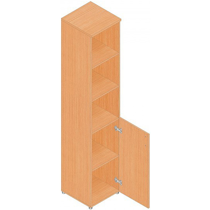 Изображение товара Шкаф для документов Референт Р П 2 полузакрытый бук светлый 402х418х1960 мм