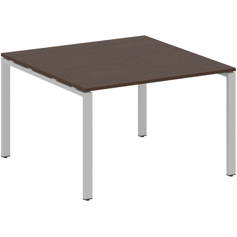 Изображение товара Стол для переговоров Metal System Style БП.ПРГ-1.2 (венге цаво/серый, 1200x1235x750 мм)