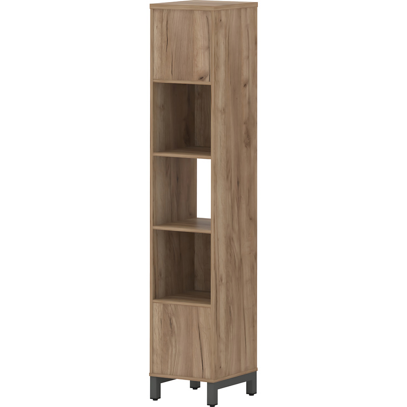 Изображение товара Стеллаж для документов Style Project SN.NSD-511 дуб табак/антрацит 387x400x1982 мм Изображение товара Стеллаж для документов Style Project SN.NSD-511 дуб табак/антрацит 387x400x1982 мм