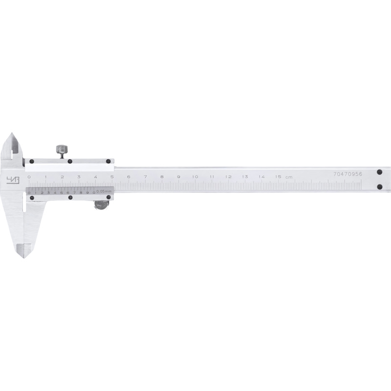 Изображение товара Штангенциркуль ЧИЗ ШЦ-1 250 мм с глубиномером и шагом 0.05 мм