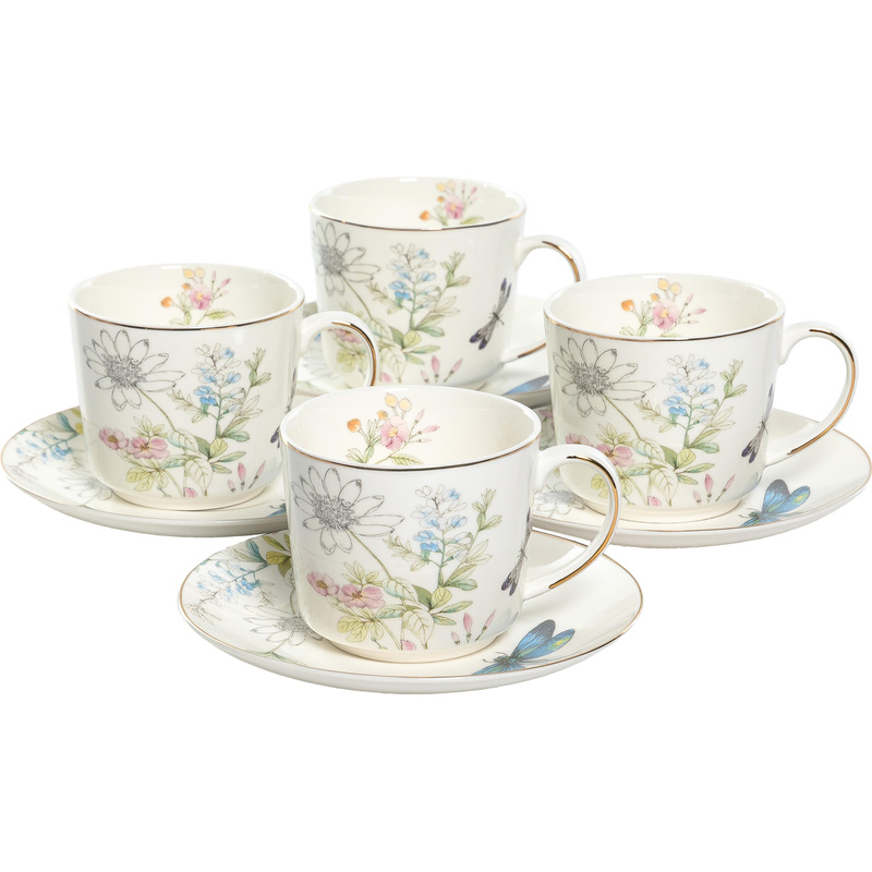 Изображение товара Набор чайный Balsford Кларисса на 4 персоны фарфор (8 предметов)