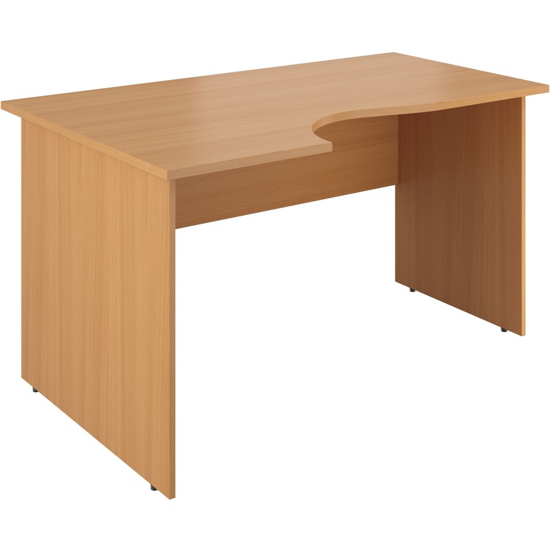 Изображение товара Эргономичный левый стол Монолит СМ5.101 1400x900 мм писменный бежевый бука