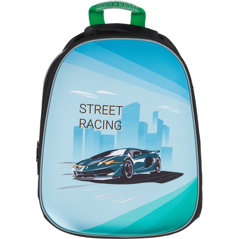 Изображение товара Ранец Комус Класс Easy Real racing анатомический черный