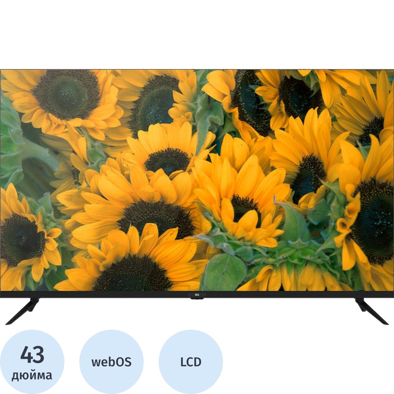 Изображение товара Телевизор 43" BQ 43FSU40B 19430 Ultra HD 4K