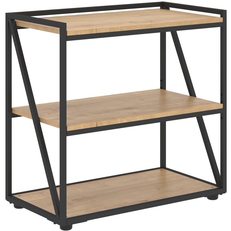 Изображение товара Стеллаж для документов Loftis LMLC 80 дуб бофорд/черный