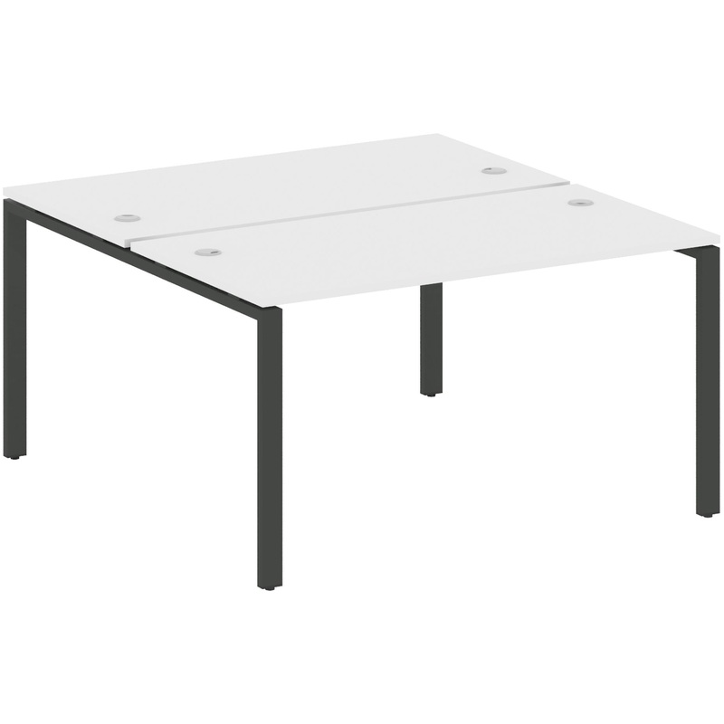 Изображение товара Рабочая станция Metal System Style БП.РАС-СП-2.3 белый антрацит 1400x1475x750 мм