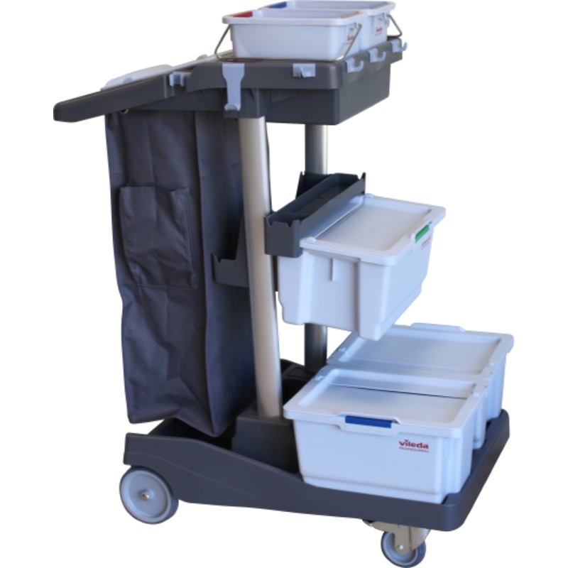 Изображение товара Многофункциональная тележка Vileda Professional Волео Про на 2х6 л для уборки