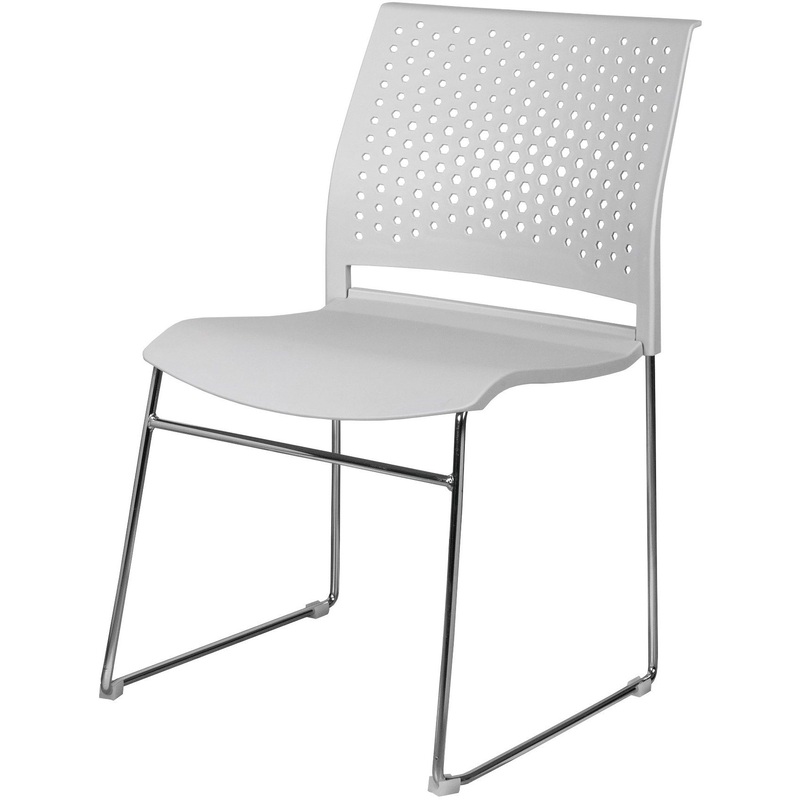 Изображение товара Стул обеденный RCH D918 светло-серый (пластик, металл, 3 штуки в упаковке)