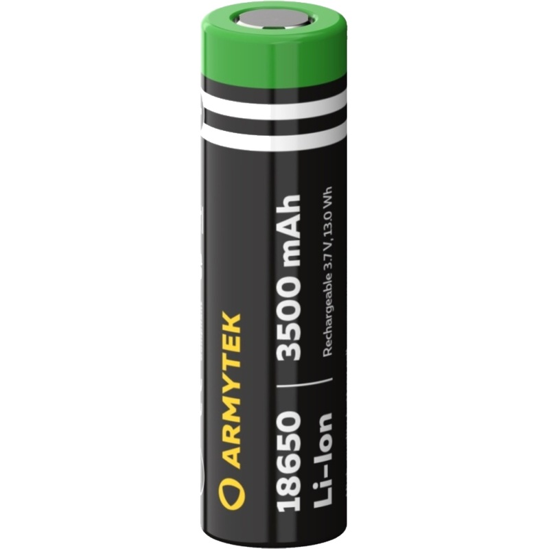 Изображение товара Уценка. Аккумулятор 18650 3500 мАч Armytek A03202 Li-ion Изображение товара Уценка. Аккумулятор 18650 3500 мАч Armytek A03202 Li-ion