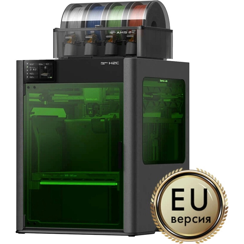 Изображение товара 3D-принтер Bambu Lab H2C Laser Full Combo 10 Вт для профессиональной печати